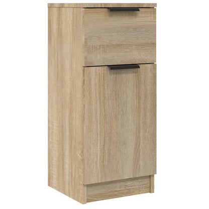 vidaXL Enfilades 2 pcs Chêne sonoma 30x30x70 cm Bois d'ingénierie