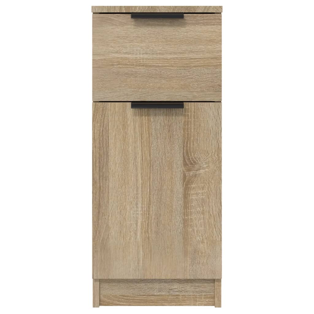 vidaXL Enfilades 2 pcs Chêne sonoma 30x30x70 cm Bois d'ingénierie
