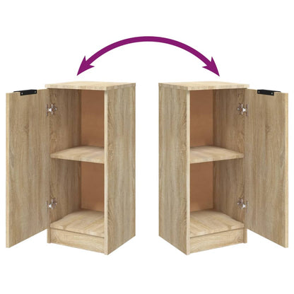 vidaXL Buffet chêne Sonoma 30x30x70 cm bois d'ingénierie