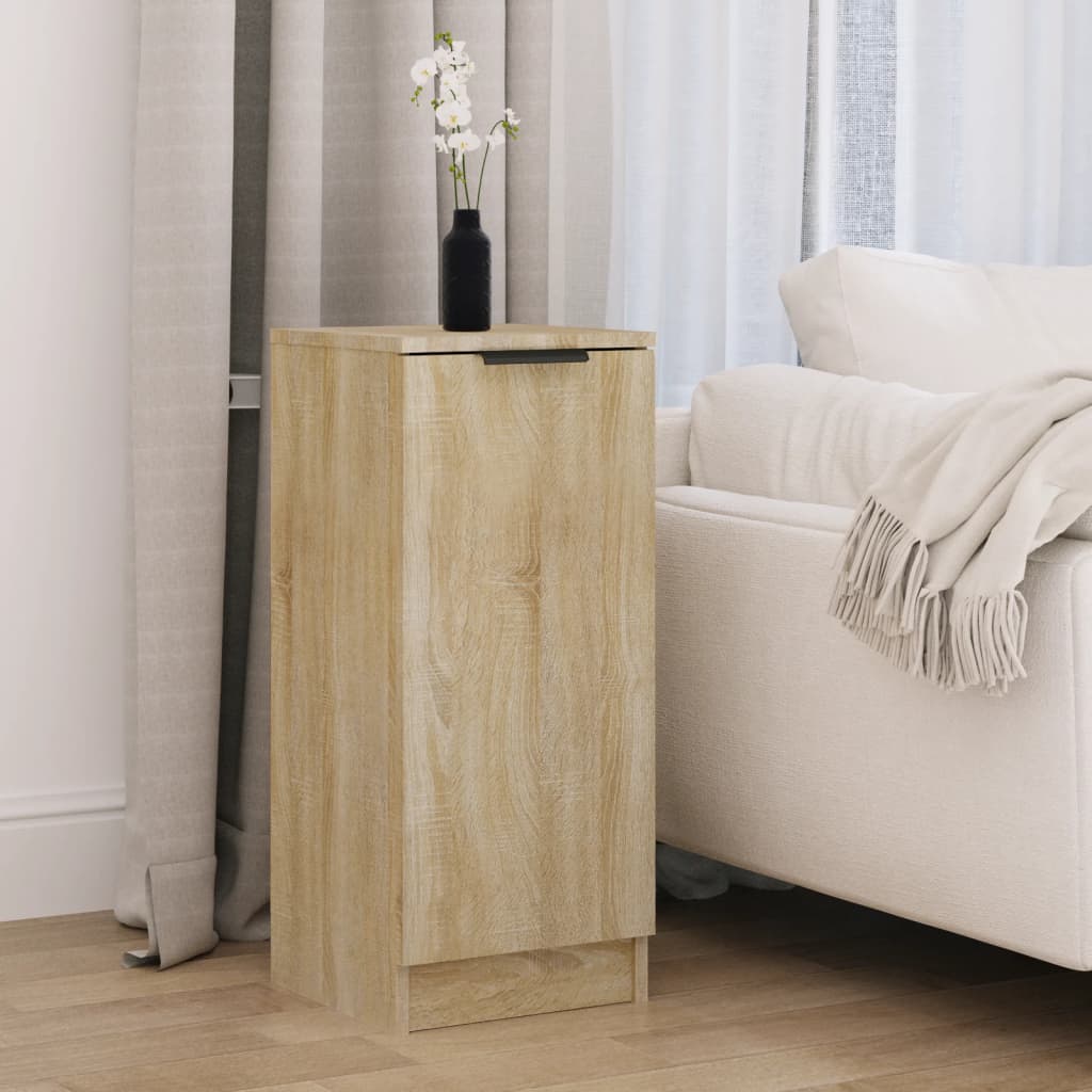 vidaXL Buffet chêne Sonoma 30x30x70 cm bois d'ingénierie
