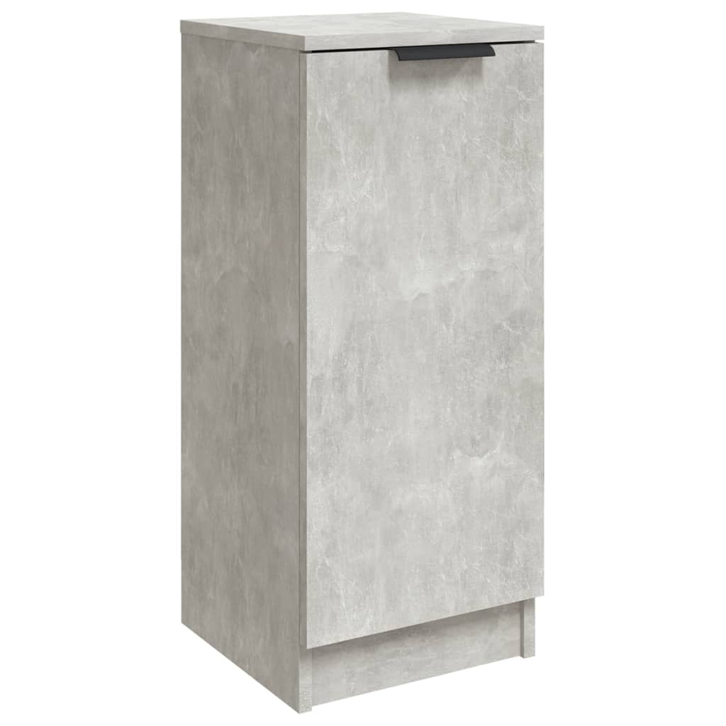 vidaXL Buffet Bas Gris Ciment 30x30x70 cm Bois d'ingénierie