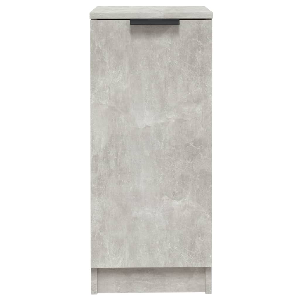 vidaXL Buffet Bas Gris Ciment 30x30x70 cm Bois d'ingénierie