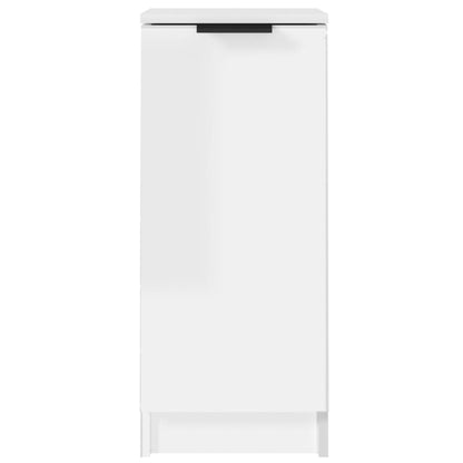 vidaXL Sideboards 2 Stk. Hochglanz-Weiß 30x30x70 cm Holzwerkstoff