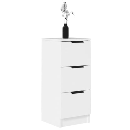 vidaXL Buffet blanc 30x30x70 cm Bois d'ingénierie