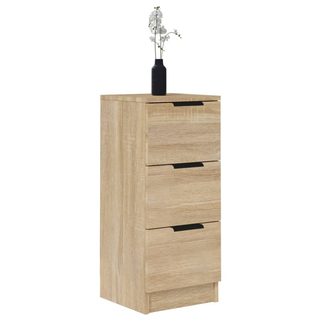 vidaXL Buffet chêne Sonoma 30x30x70 cm bois d'ingénierie
