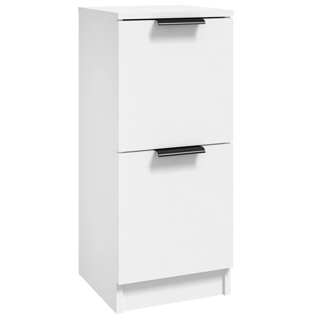 vidaXL Buffet blanc 30x30x70 cm Bois d'ingénierie