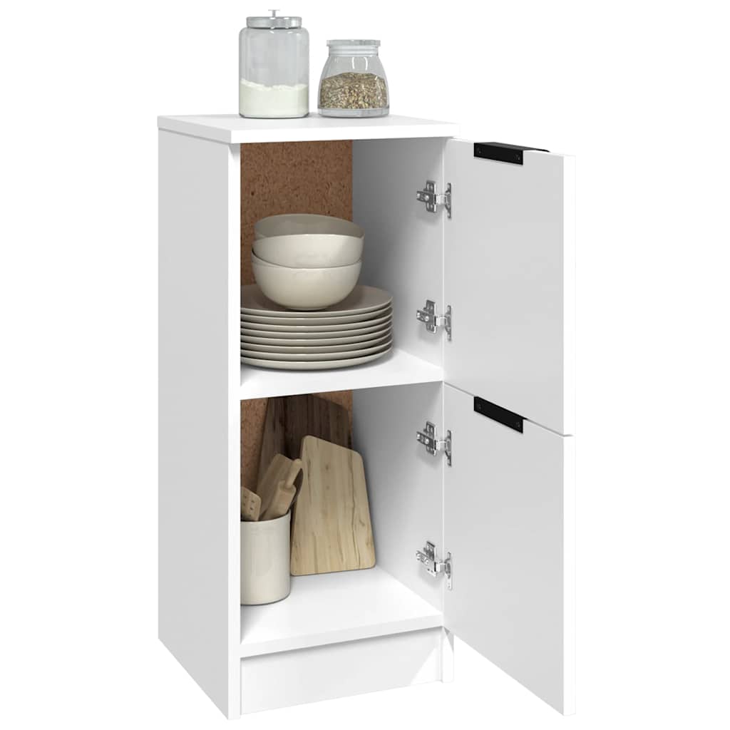vidaXL Buffet blanc 30x30x70 cm Bois d'ingénierie