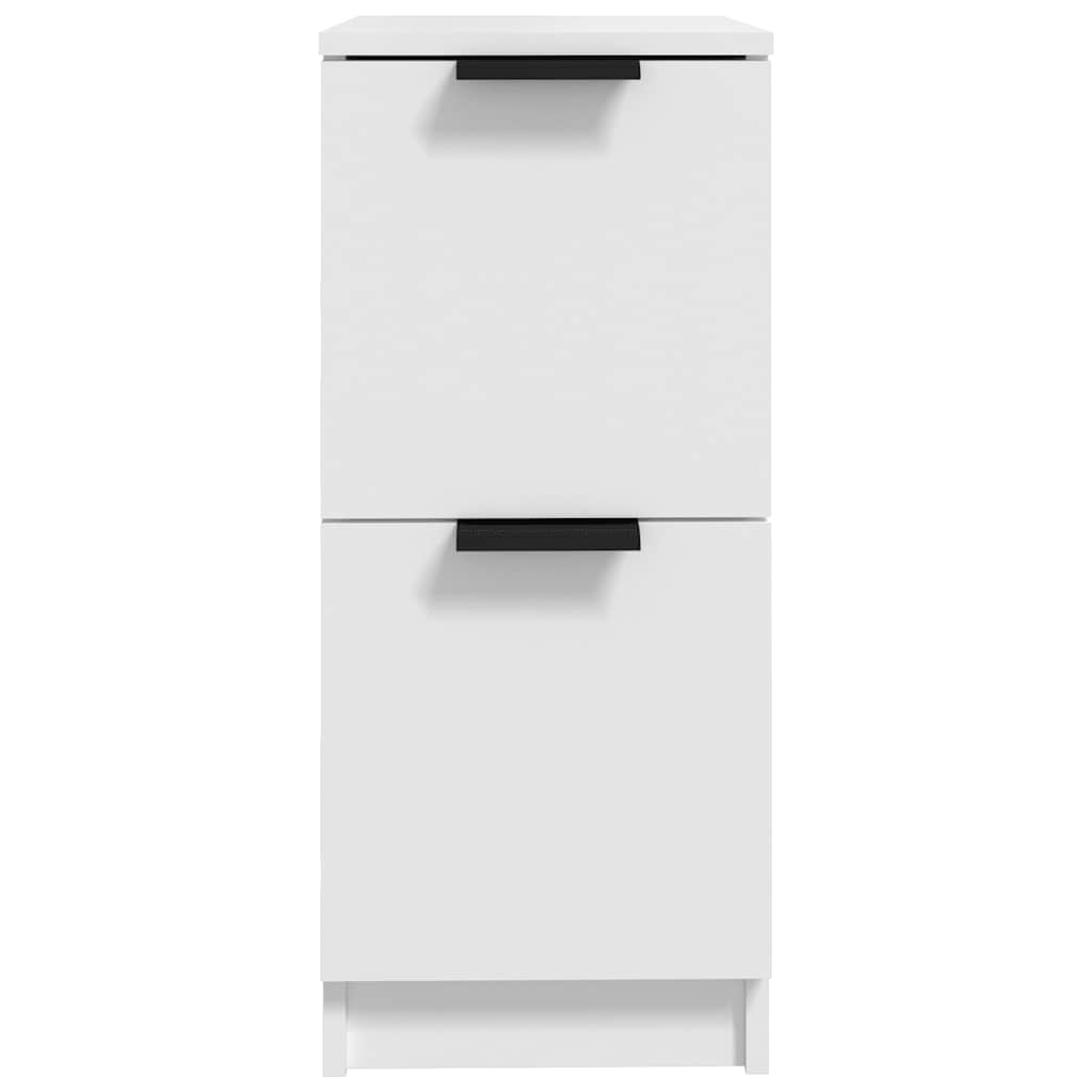 vidaXL Buffet blanc 30x30x70 cm Bois d'ingénierie