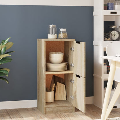 vidaXL Buffet chêne Sonoma 30x30x70 cm bois d'ingénierie