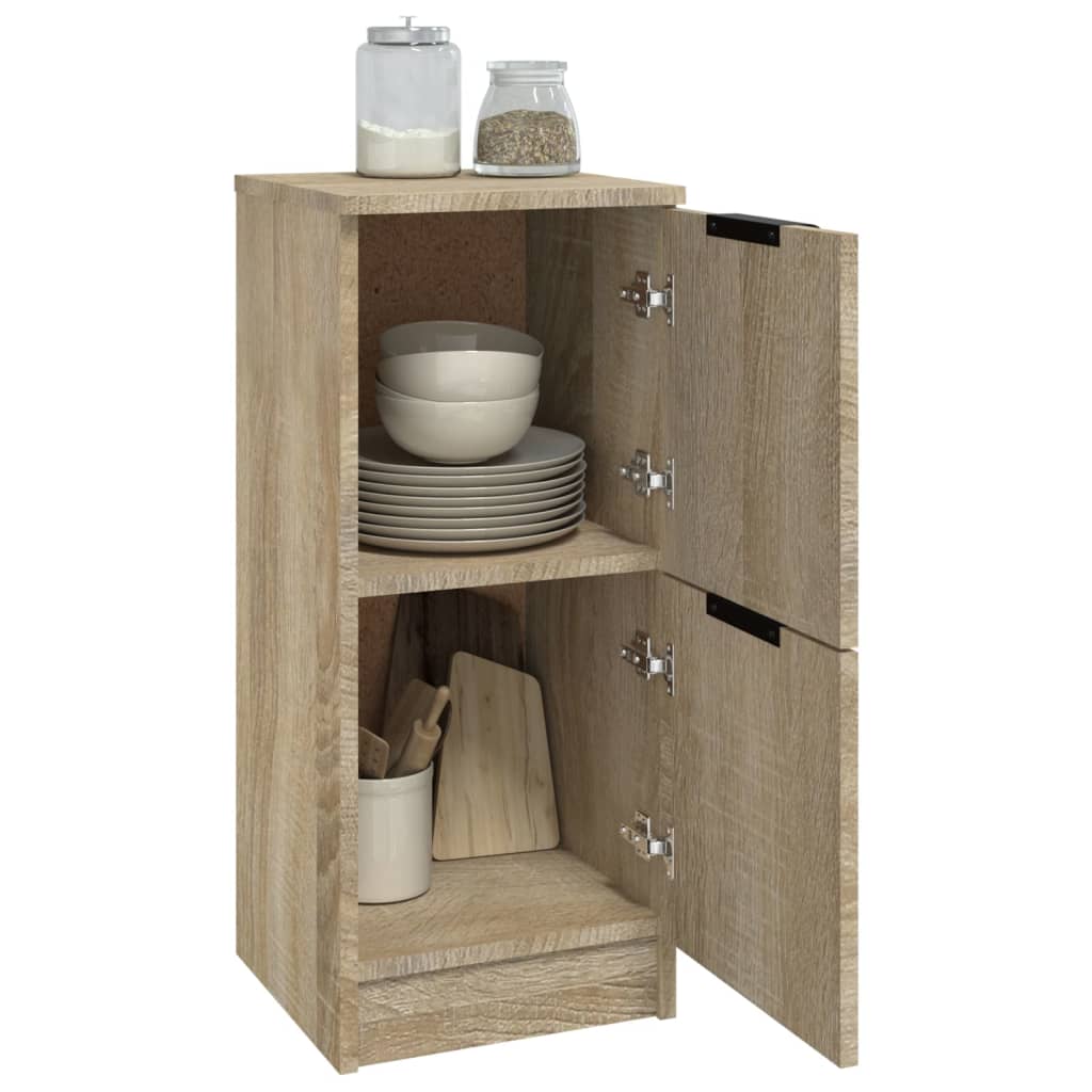 vidaXL Buffet chêne Sonoma 30x30x70 cm bois d'ingénierie