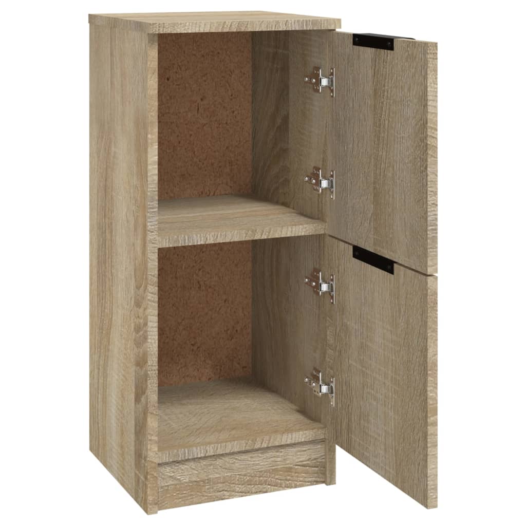 vidaXL Buffet chêne Sonoma 30x30x70 cm bois d'ingénierie