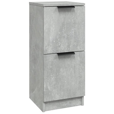 vidaXL Buffet Bas Gris Ciment 30x30x70 cm Bois d'ingénierie