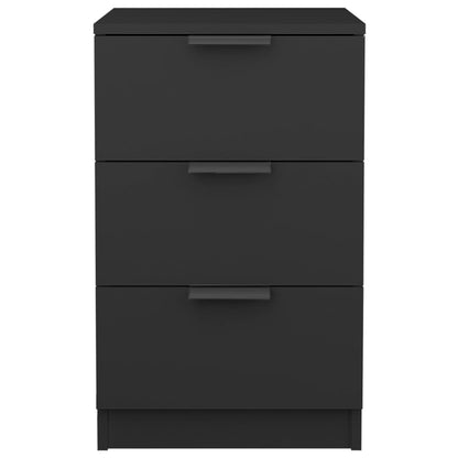 vidaXL Nachttisch Schwarz 40x36x65 cm