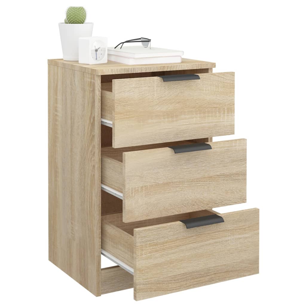 vidaXL Nachttisch Sonoma-Eiche 40x36x65 cm