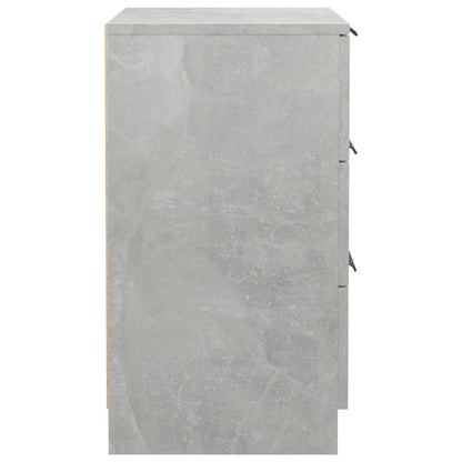vidaXL Nachttisch Betongrau 40x36x65 cm