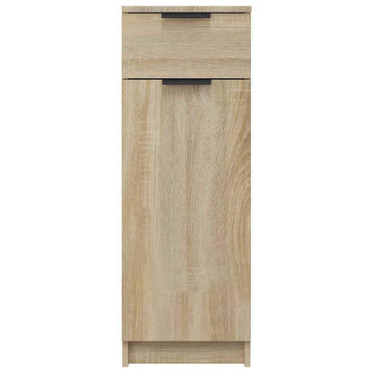 vidaXL Badschrank Sonoma-Eiche 32x33,5x90 cm Holzwerkstoff
