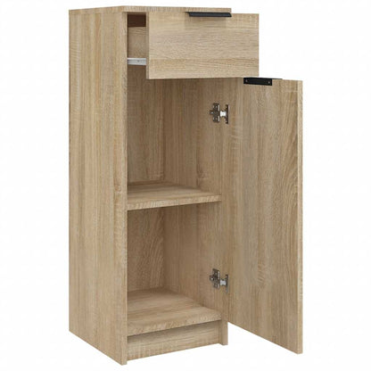 vidaXL Badschrank Sonoma-Eiche 32x33,5x90 cm Holzwerkstoff