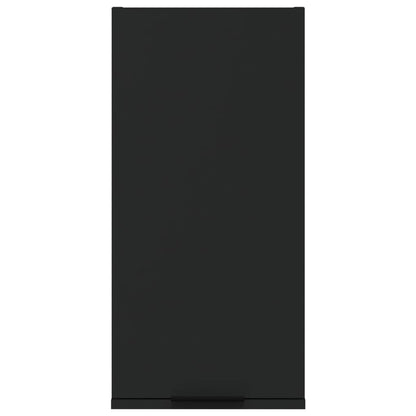 vidaXL Wand-Badeschrank Schwarz 32x20x67 cm
