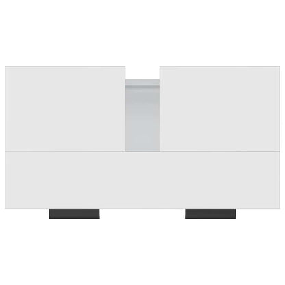 Badschrank Weiß 64,5x33,5x59 cm Holzwerkstoff