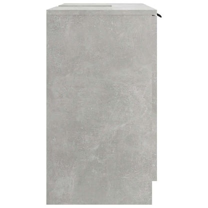 vidaXL Badschrank Betongrau 64,5x33,5x59 cm Holzwerkstoff