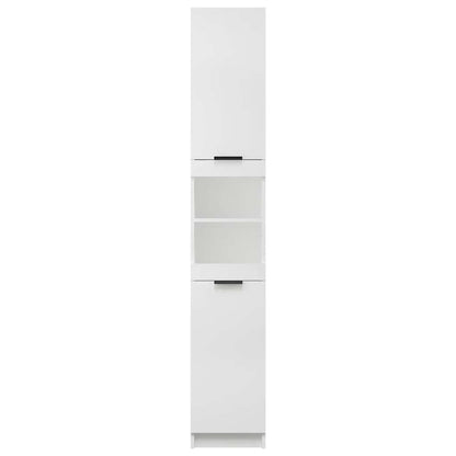 vidaXL Badschrank Weiß 32x34x188,5 cm Holzwerkstoff