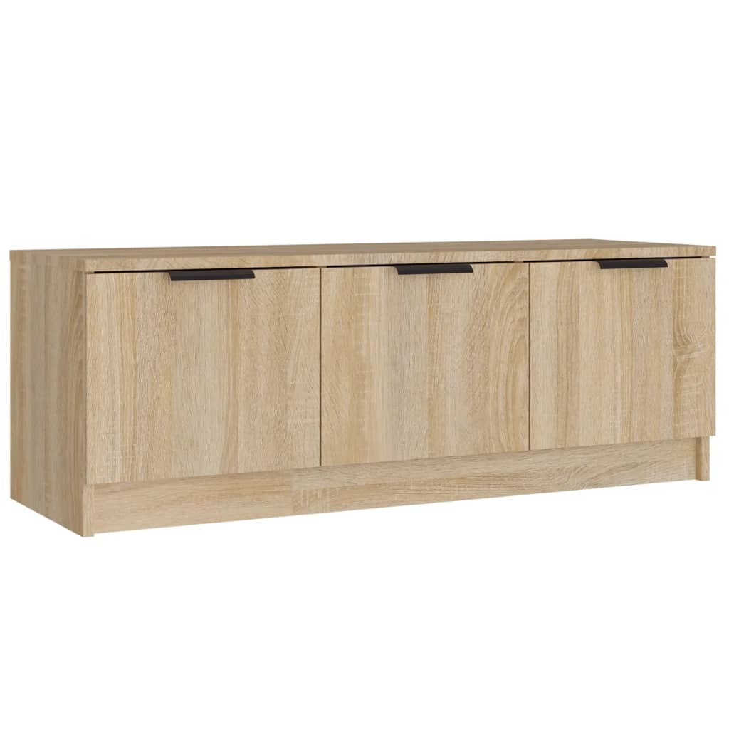 vidaXL Meuble TV chêne Sonoma 102x35x36,5 cm aggloméré