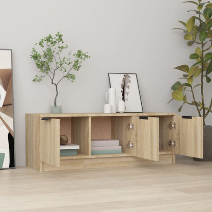 vidaXL Meuble TV chêne Sonoma 102x35x36,5 cm aggloméré