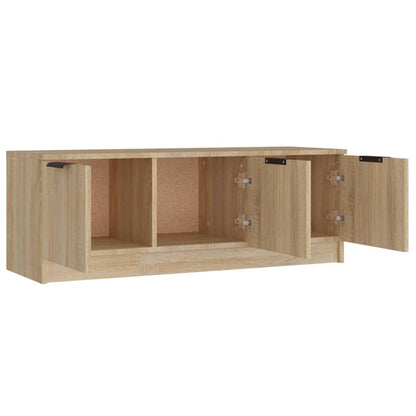 vidaXL Meuble TV chêne Sonoma 102x35x36,5 cm aggloméré