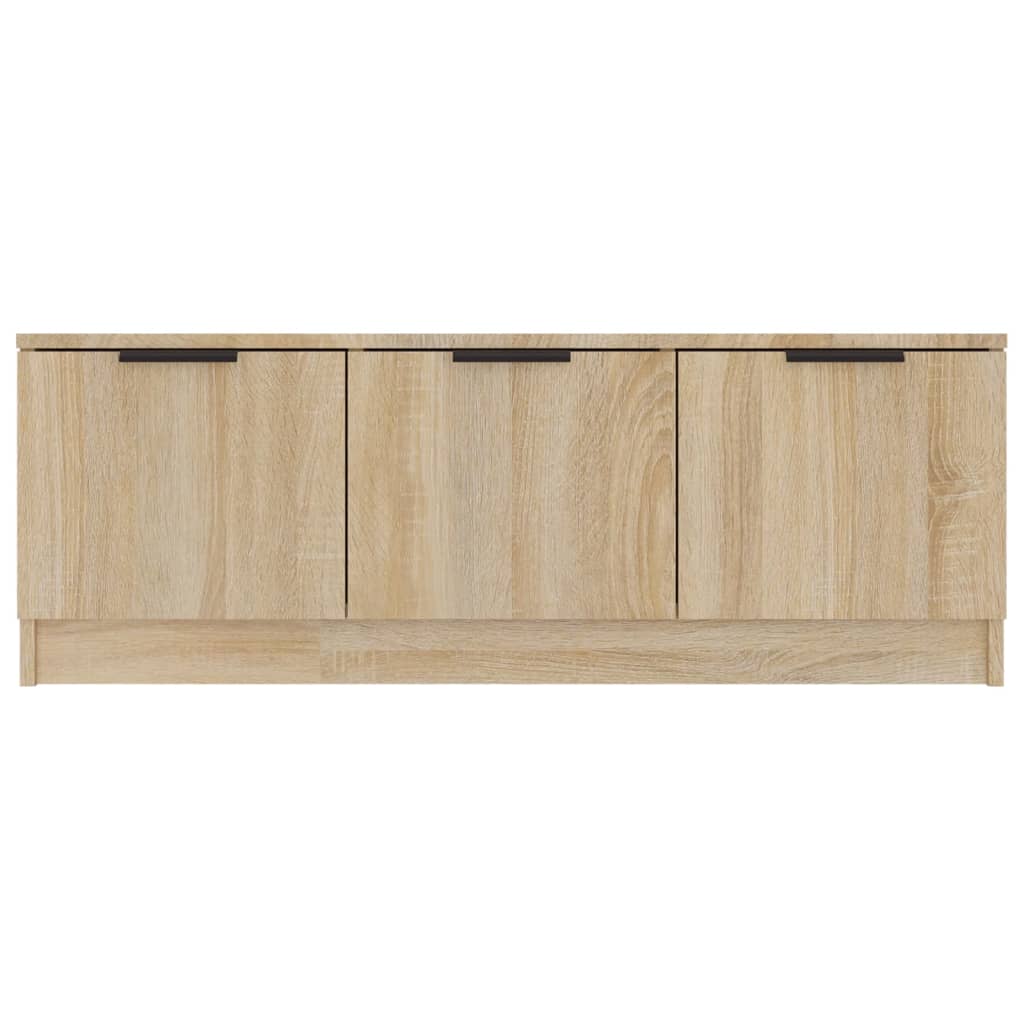 vidaXL Meuble TV chêne Sonoma 102x35x36,5 cm aggloméré