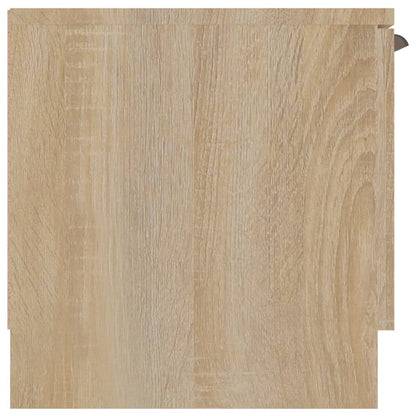 vidaXL Meuble TV chêne Sonoma 102x35x36,5 cm aggloméré
