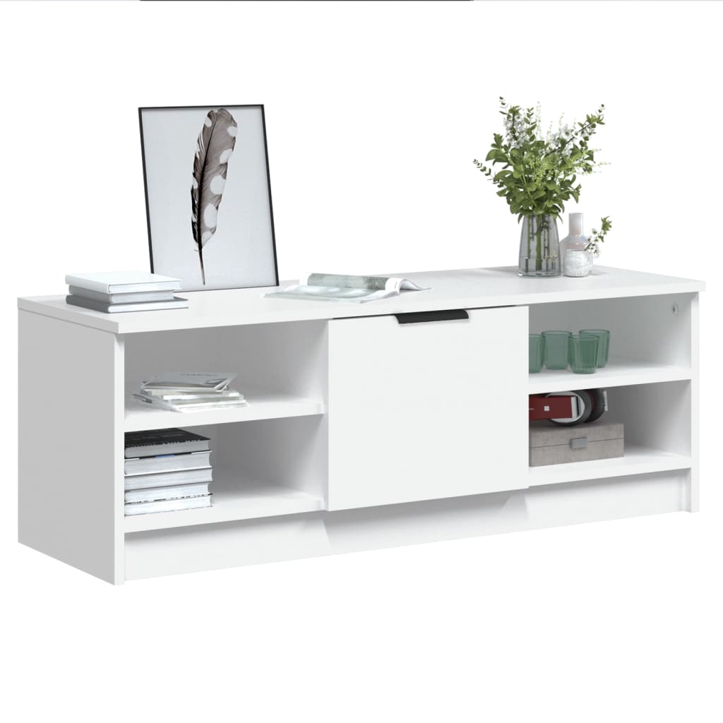 vidaXL TV-Schrank Weiß 102x35,5x36,5 cm Holzwerkstoff