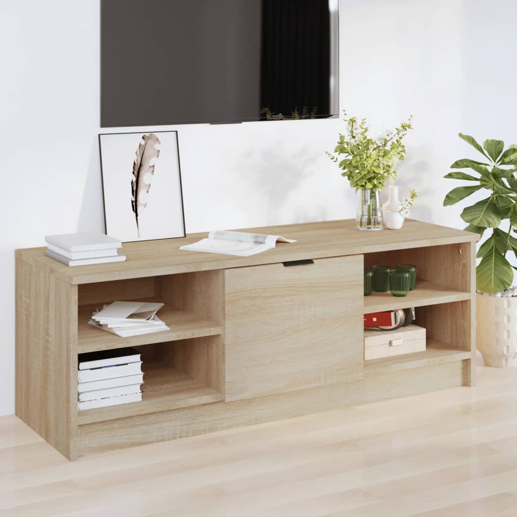 vidaXL TV-Schrank Sonoma-Eiche 102x35,5x36,5 cm Holzwerkstoff