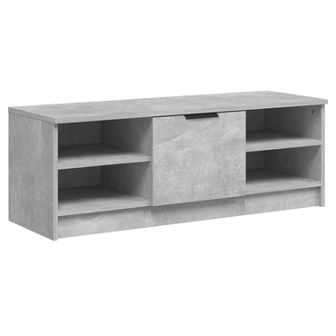 Meuble TV vidaXL gris béton 102x35,5x36,5 cm bois d'ingénierie