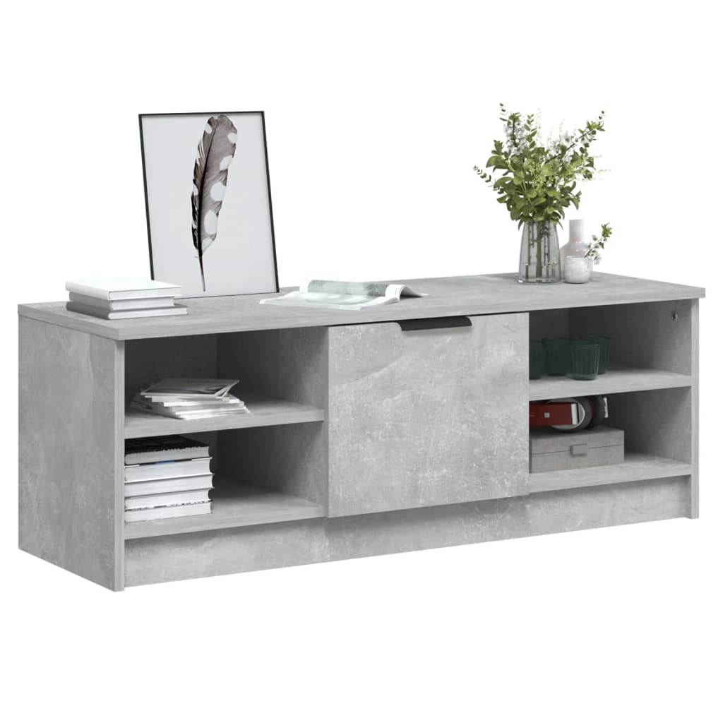 vidaXL TV-Schrank Betongrau 102x35,5x36,5 cm Holzwerkstoff