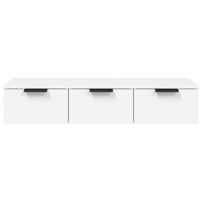 vidaXL Wandschrank Weiß 102x30x20 cm Holzwerkstoff