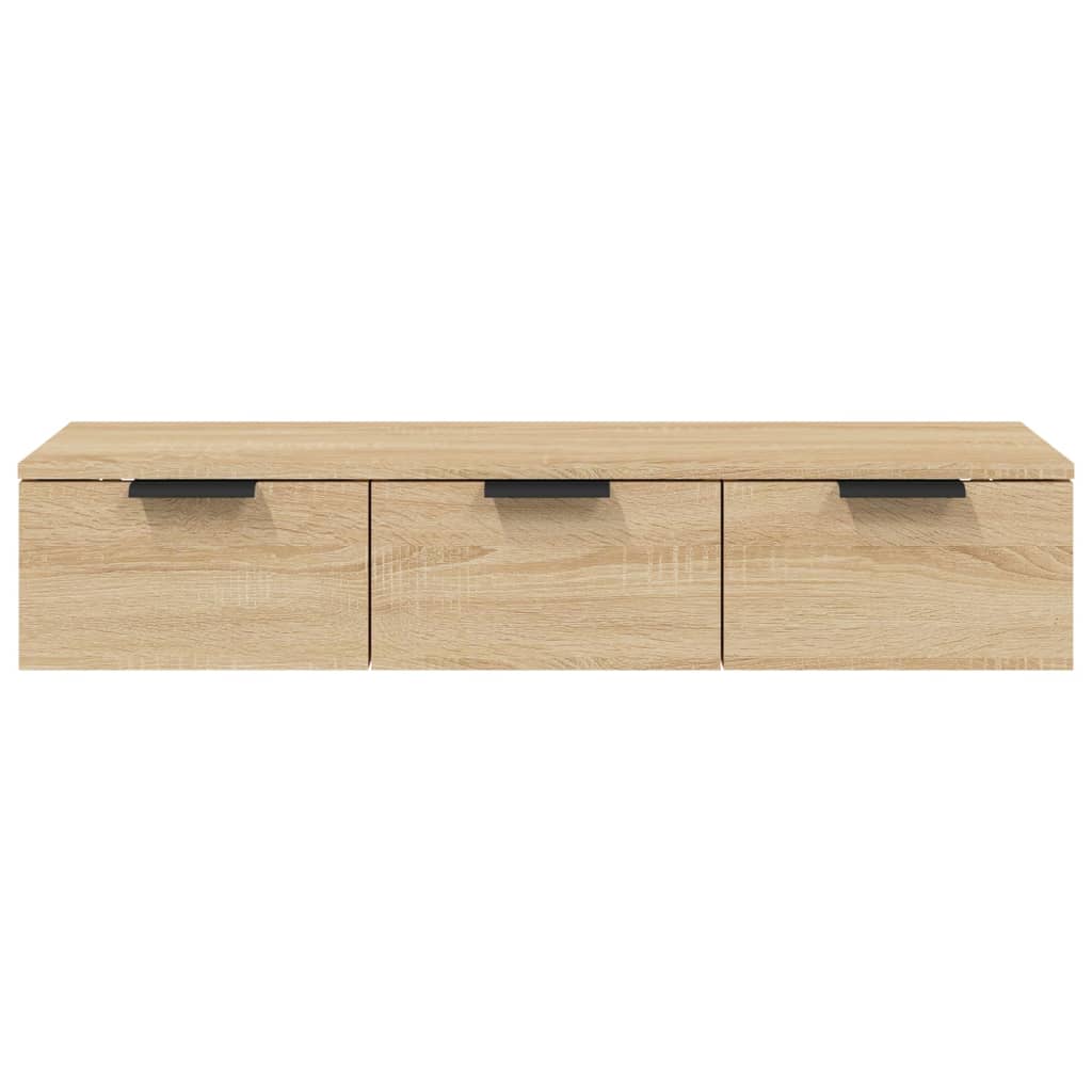 vidaXL Wandschrank Sonoma-Eiche 102x30x20 cm Holzwerkstoff
