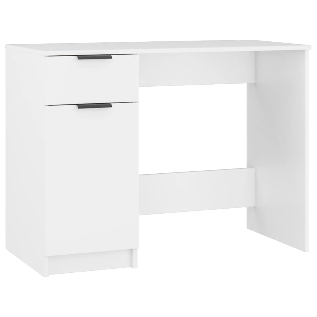 vidaXL Schreibtisch Weiß 100x50x75 cm Holzwerkstoff