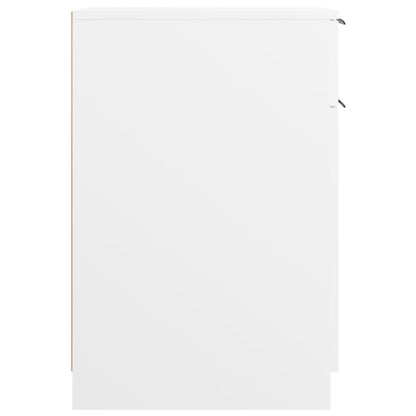 vidaXL Büroschrank Weiß 33,5x50x75 cm Holzwerkstoff