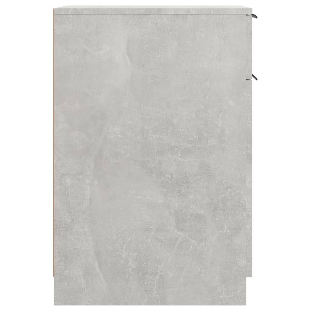 vidaXL Büroschrank Betongrau 33,5x50x75 cm Holzwerkstoff