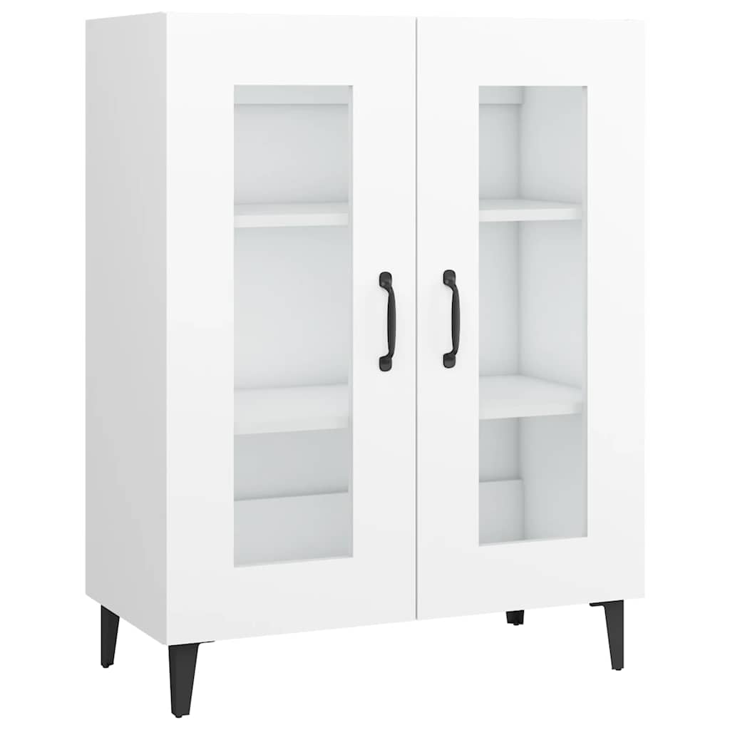 vidaXL Buffet blanc 69,5x34x90 cm en bois d'ingénierie