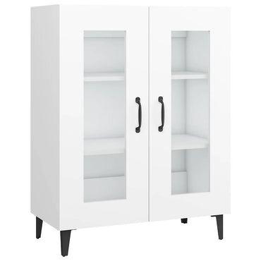 vidaXL Buffet blanc 69,5x34x90 cm en bois d'ingénierie