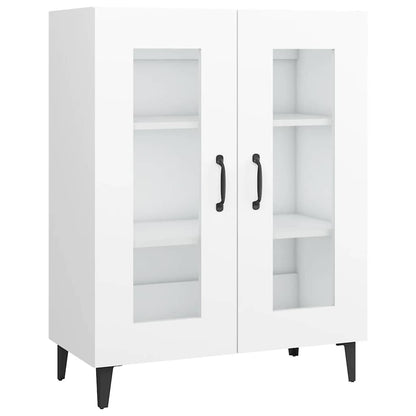 vidaXL Buffet blanc 69,5x34x90 cm en bois d'ingénierie