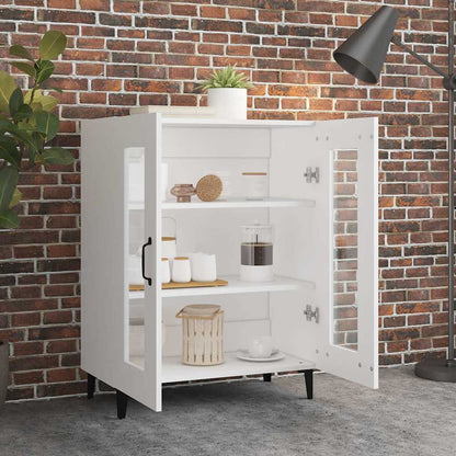 vidaXL Buffet blanc 69,5x34x90 cm en bois d'ingénierie