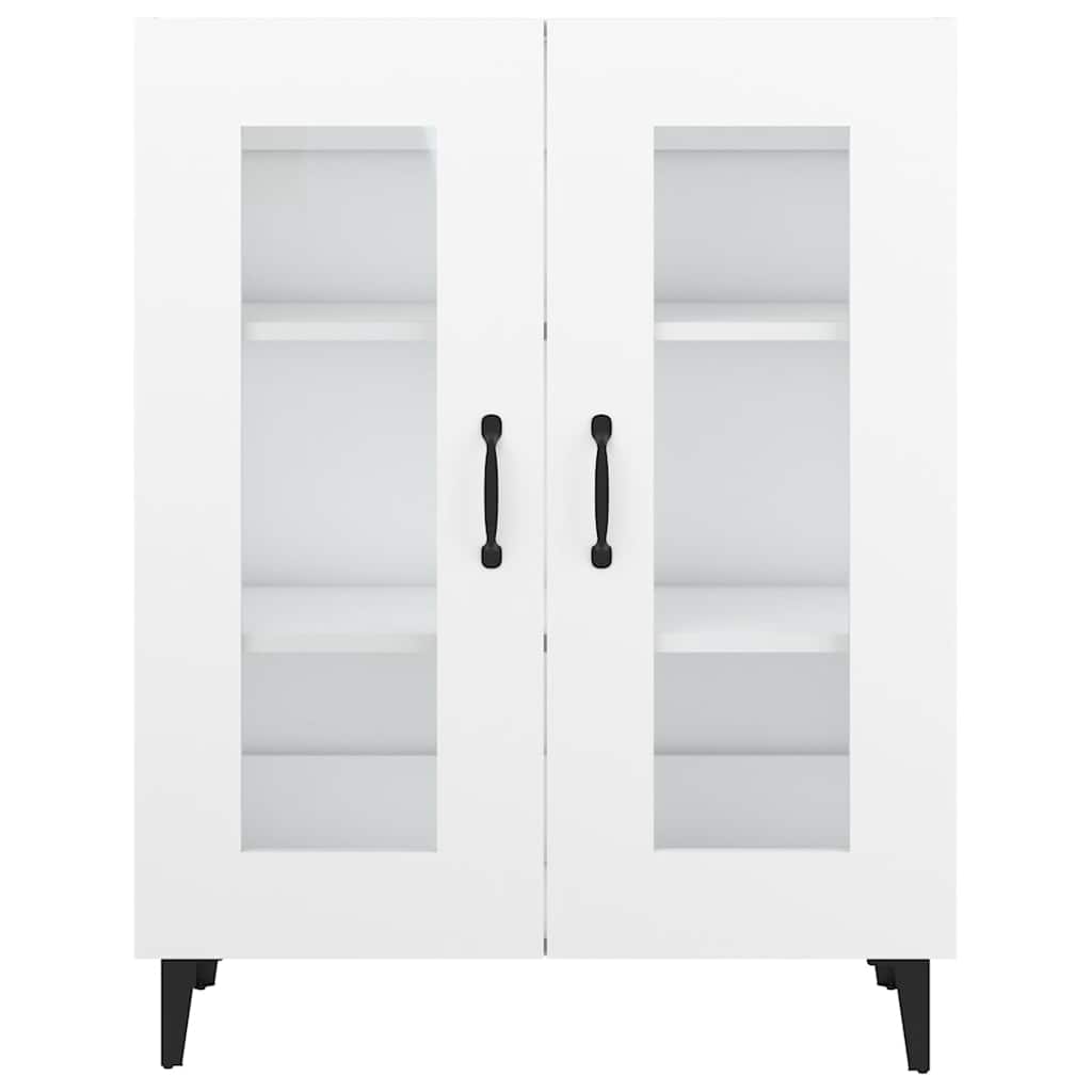 vidaXL Buffet blanc 69,5x34x90 cm en bois d'ingénierie