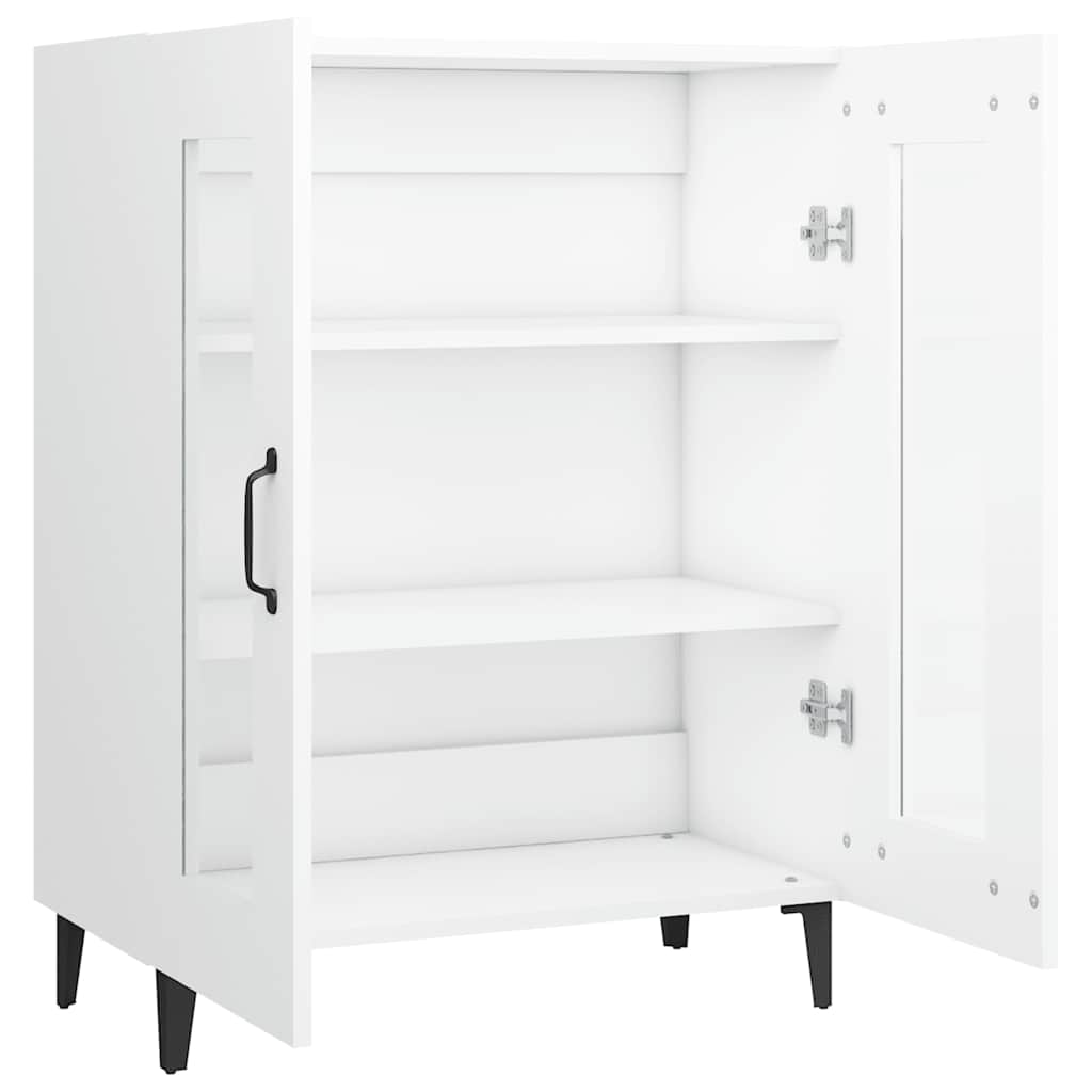vidaXL Buffet blanc 69,5x34x90 cm en bois d'ingénierie