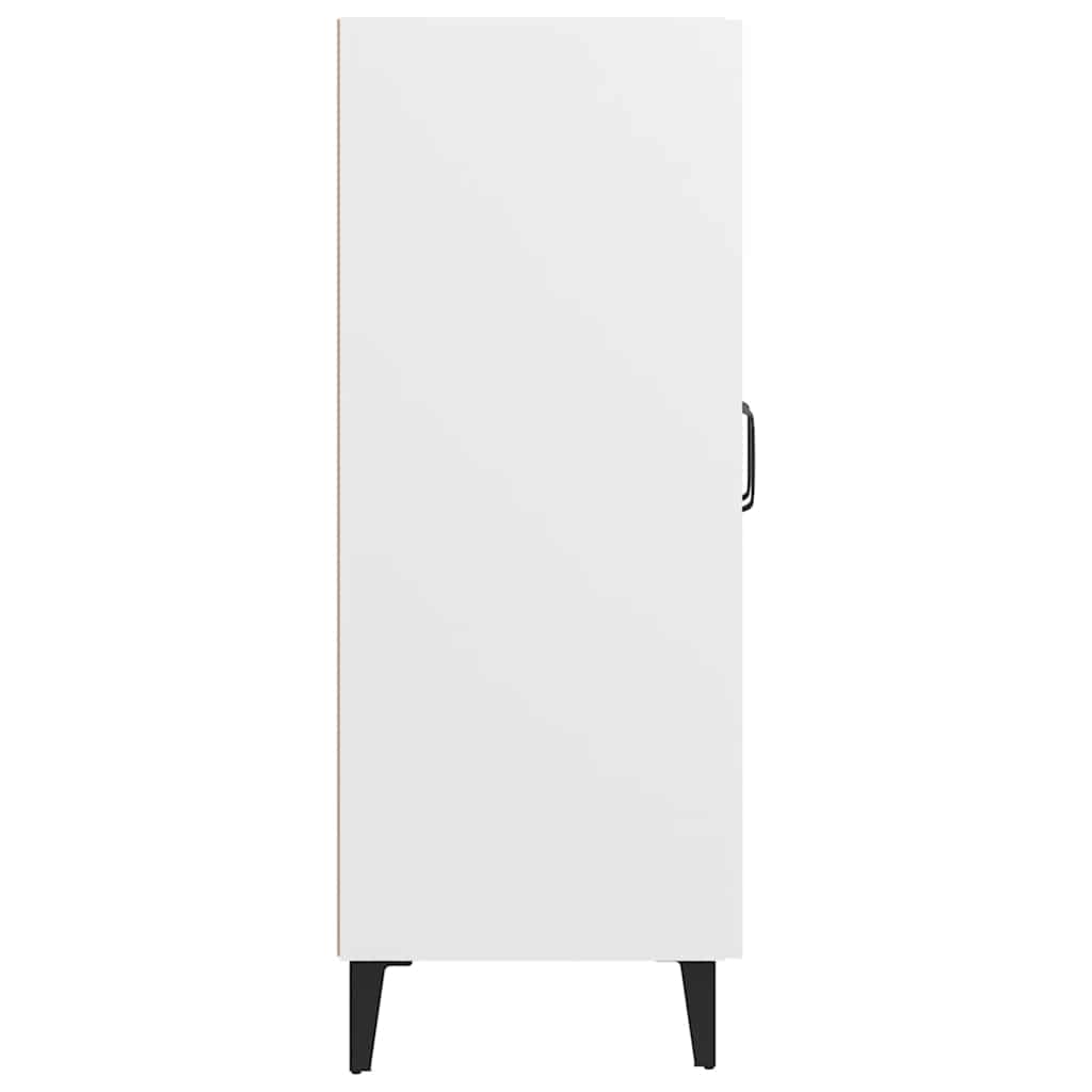 vidaXL Buffet blanc 69,5x34x90 cm en bois d'ingénierie