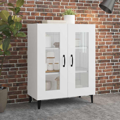 vidaXL Buffet blanc 69,5x34x90 cm en bois d'ingénierie