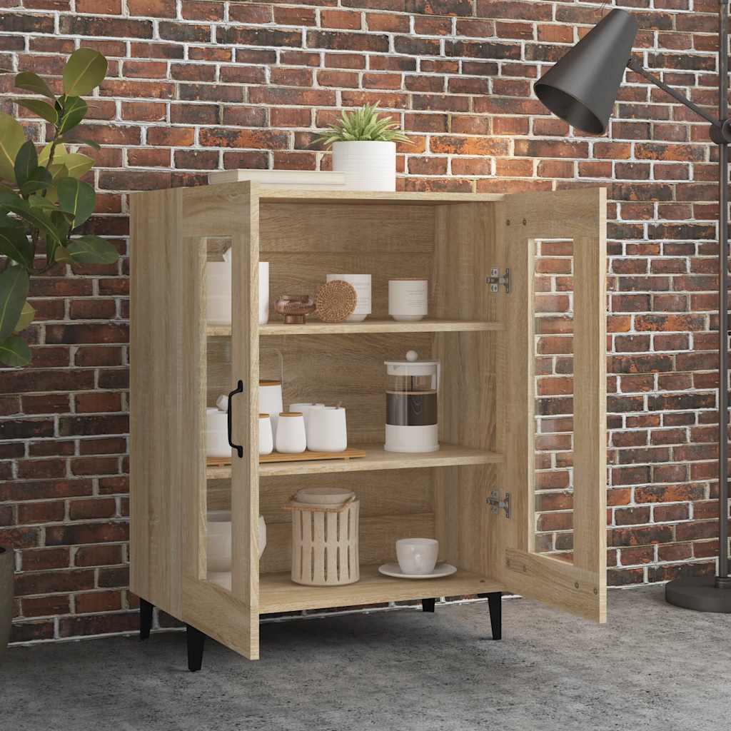 vidaXL Commode Chêne Sonoma 69,5x34x90 cm Bois d'ingénierie