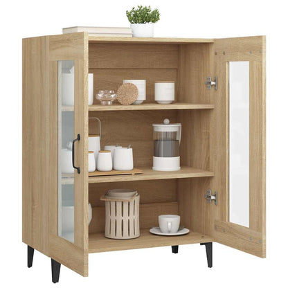 vidaXL Commode Chêne Sonoma 69,5x34x90 cm Bois d'ingénierie