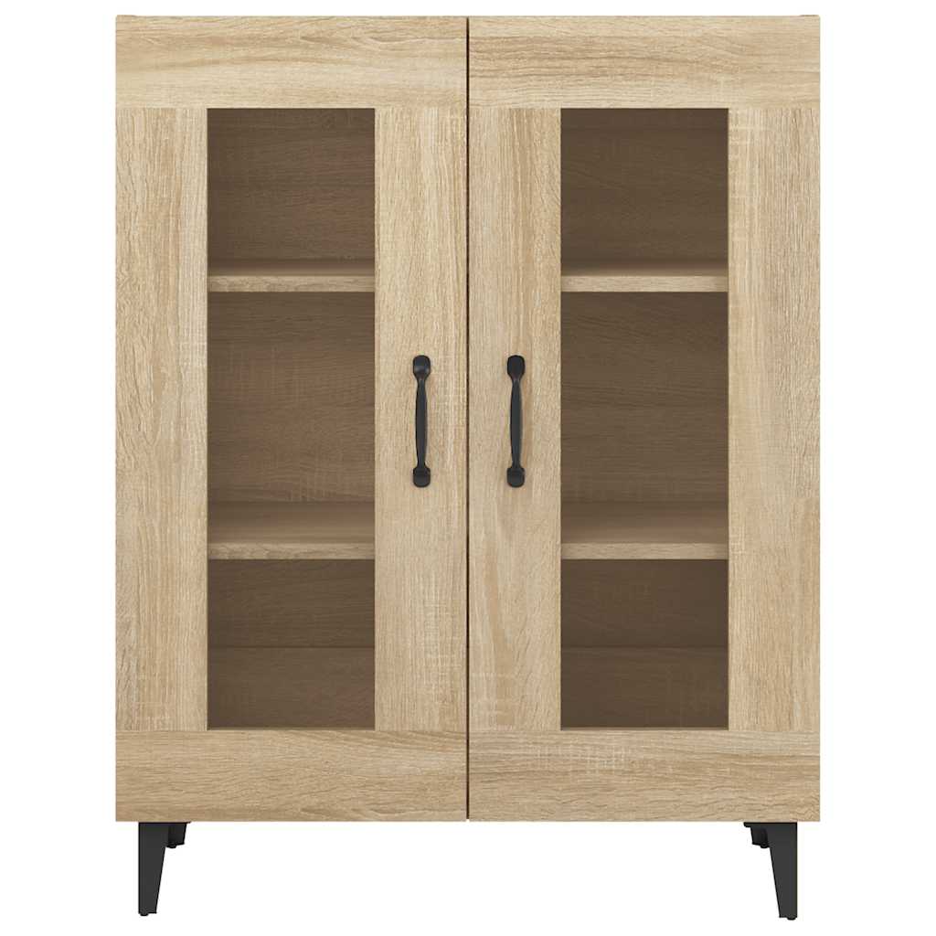 vidaXL Commode Chêne Sonoma 69,5x34x90 cm Bois d'ingénierie